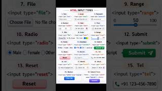 Html input tags for beginners #coding #input