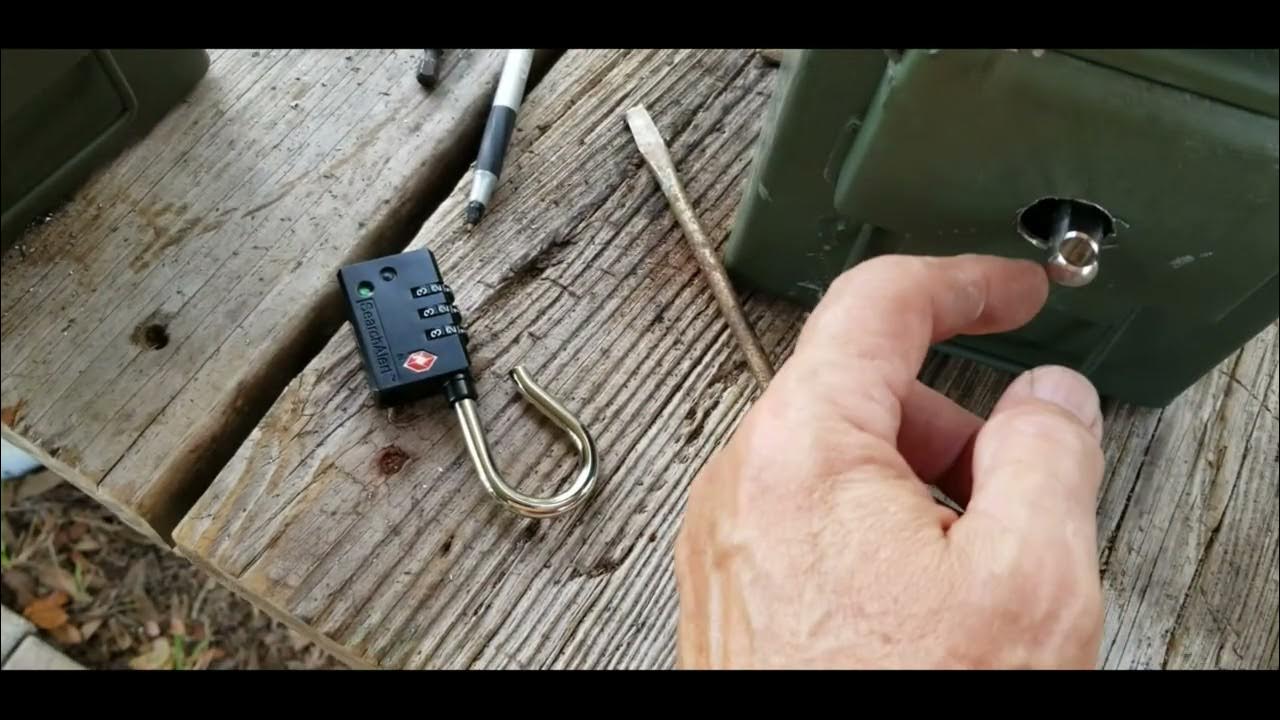 INSTALLING AMMO CAN LOCKS YouTube