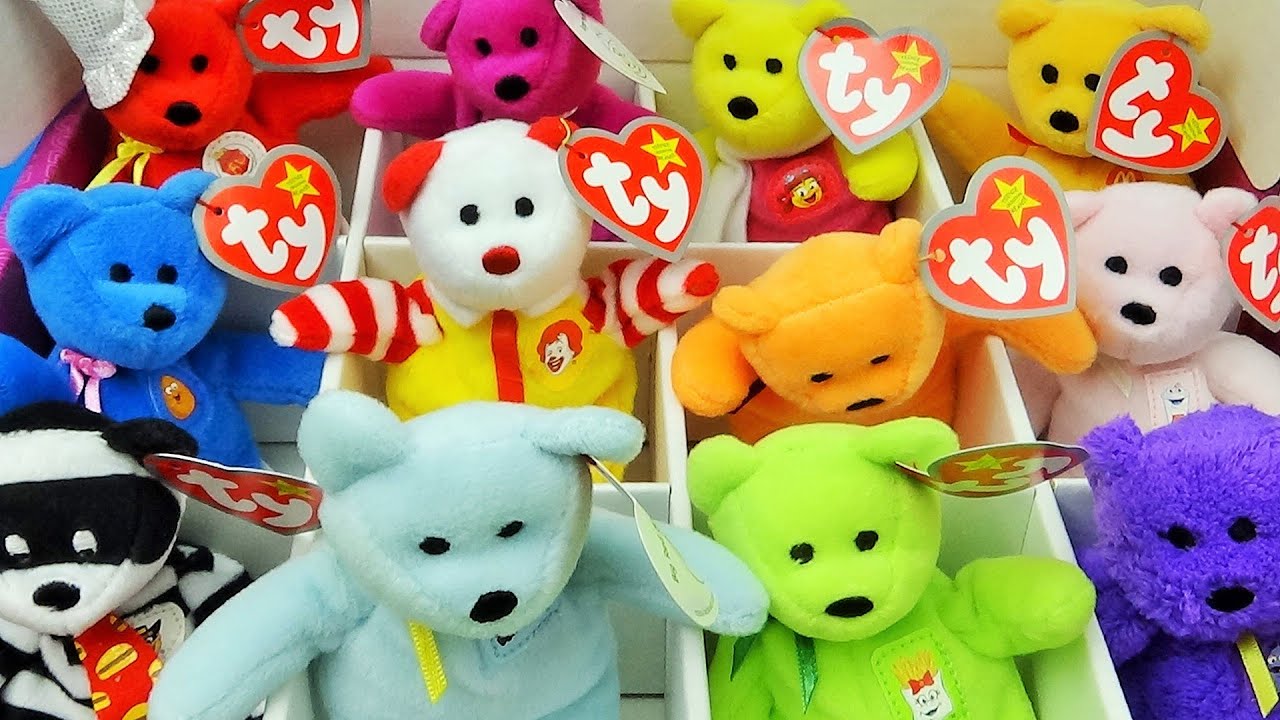 McDONALD'S 25th ANNIVERSARY TY TEENIE BEANIE-BABIES COLLECTORS SET