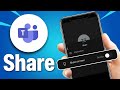How To Share Your Screen On MS Teams On iPhone - Step By Step (2026 Guide)
