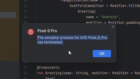 How to fix "The emulator process for AVD has terminated." error in Android Studio Windows 10/11