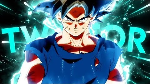 Dragon Ball Twixtor 4K | Goku Ultra Instinct Scene Pack for Editing (DARK CC)