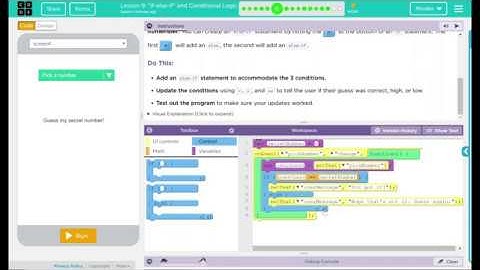 Unit 5 - Lesson 9 #6: Guess The Secret Number With Else-If