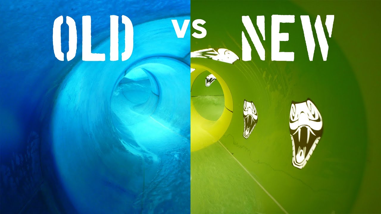 OLD vs NEW - Replaced Water Slides (Compilation)