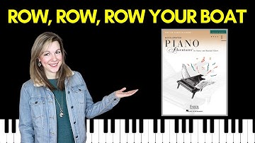 Row, Row, Row Your Boat (Accelerated Piano Adventures Level 1 Lesson)