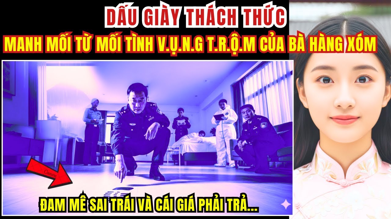 Kỳ Án Trung Quốc - Dấu giày Thách Thức - Manh Mối Từ Mối Tình V.ụ.n.g T.r.ộ.m... - Kỳ Án Đen Tối
