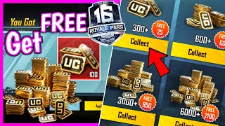 🔥Get FREE UC oR Season 16 Royal Pass In PUBG Mobile | Don't Miss This !! screenshot 2