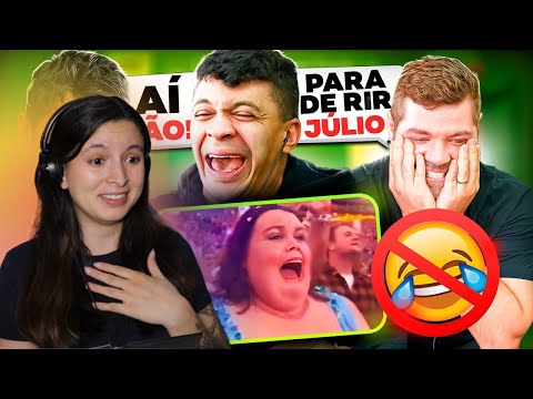 REACT DE TENTE NÃO RIR DOS HUMORISTAS! sem censura!