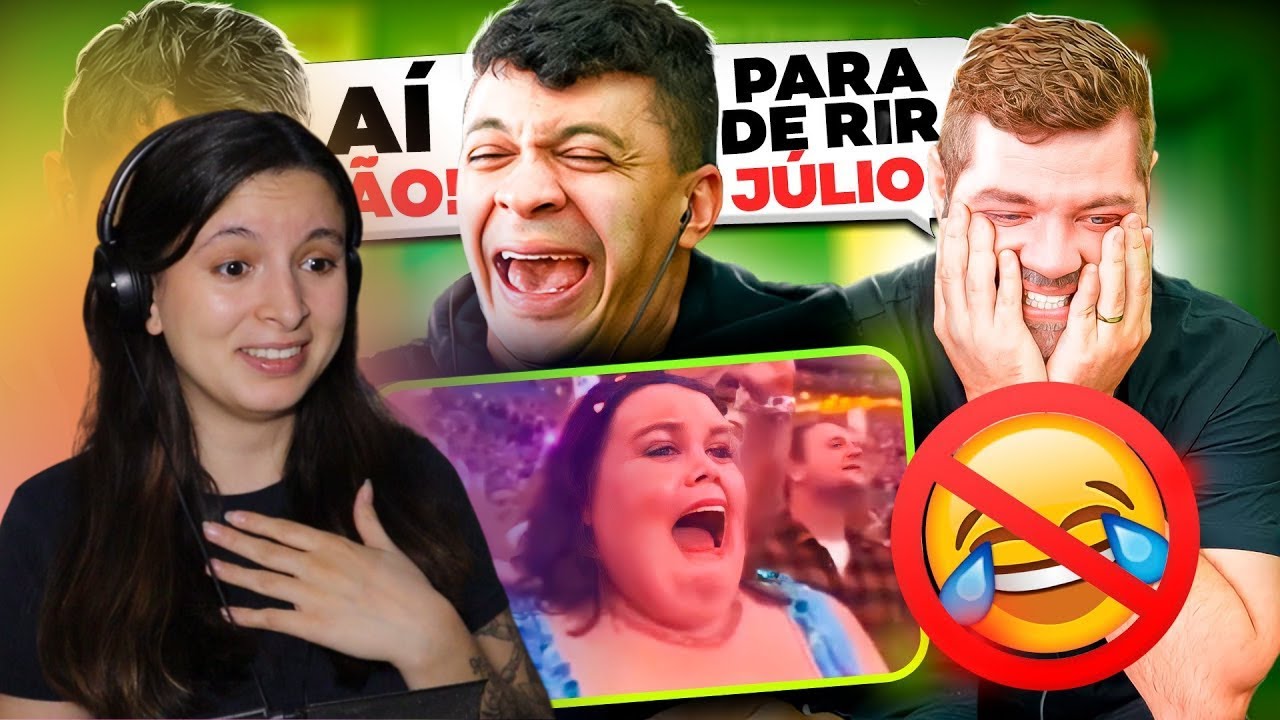 REACT DE TENTE NÃO RIR DOS HUMORISTAS! sem censura!