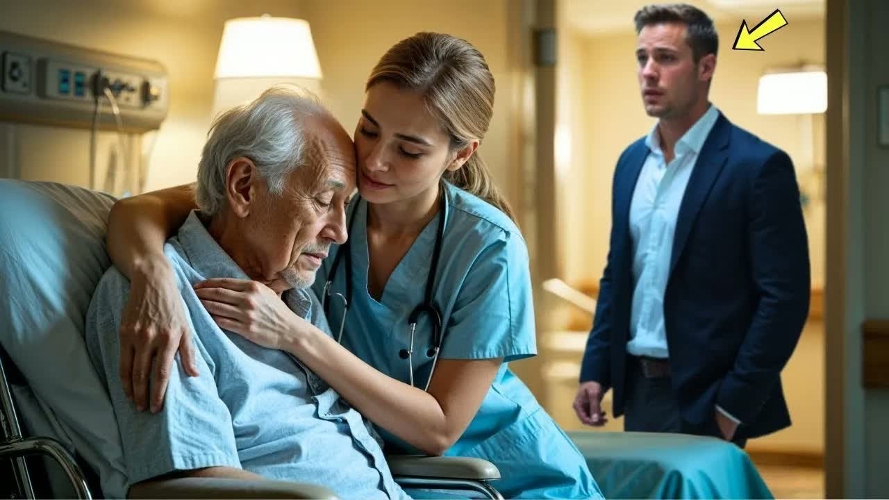 La badante cantava piano al vecchio—ignara che il figlio milionario osservava e le cambiò la vit