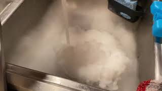 Dry Ice Underwater