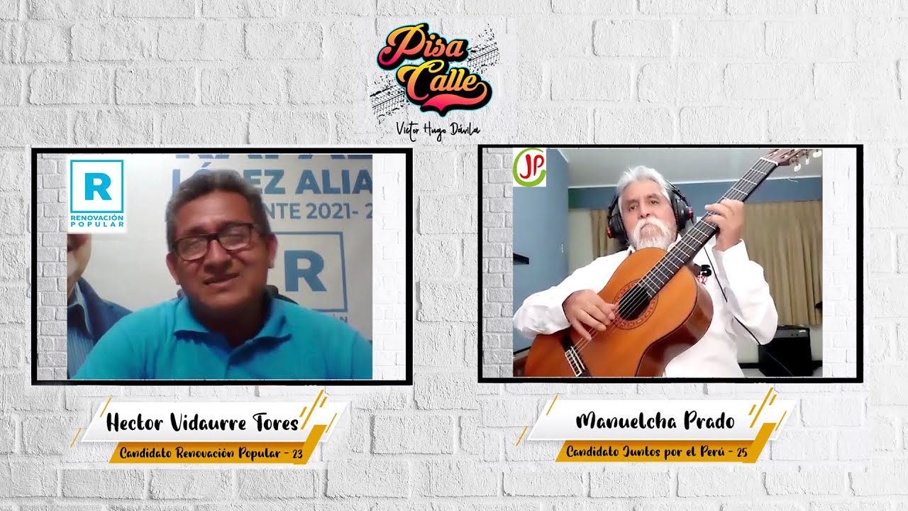 Hector Vidaurre Torres de Renovación Popular y Manuelcha Prado de