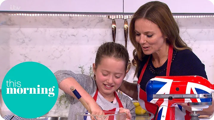Geri Horner's Daughter Bluebell Makes Her Biscuit ...