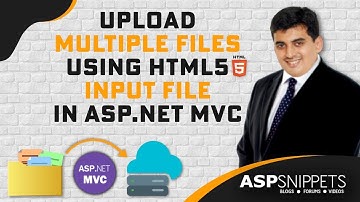 Upload multiple Files using HTML5 Input File in ASP.Net MVC