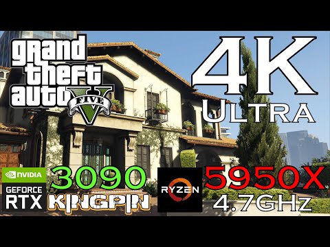 Grand Theft Auto V | 4K Ultra Settings | RTX 3090 KINGPIN Edition | Ryzen 9 5950X