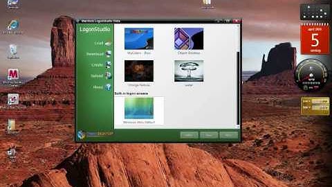 screenhow to change your windows vista logon screen ( dansk )
