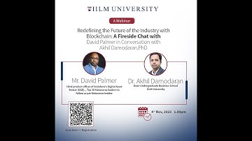 Webinar: Redefining the Future of the Industry with Blockchain: a fireside Chat with David Palmer