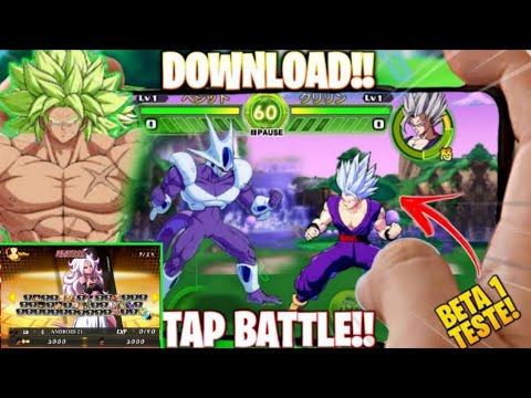 SAIU!! DRAGON BALL TAP BATTLE V2 FIGHTERZ COM GOKU, COOLER, BROLY 