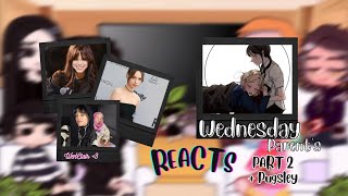 Wednesday & Enid's Parent's reacts to their Actresses as their Future! 💗WenClair🖤 //PART 2