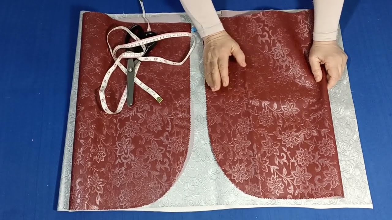 خياطة✅مئزر المطبخ (طابلية) بالسكاي 💯مشروع رمضان الكريم