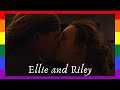 Ellie and riley  kissing scenes  the last of us