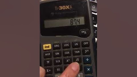 Calculating Variance, Mean, and Standard Deviation on TI-30XA Calculator