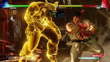 SFV Ryu Random Parry Compilation