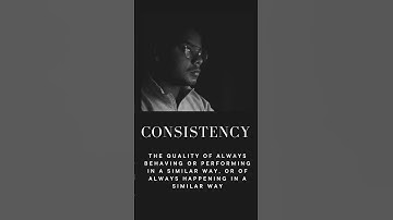 What Is Consistency? #consistency #motivation #views #viral #learning #trending