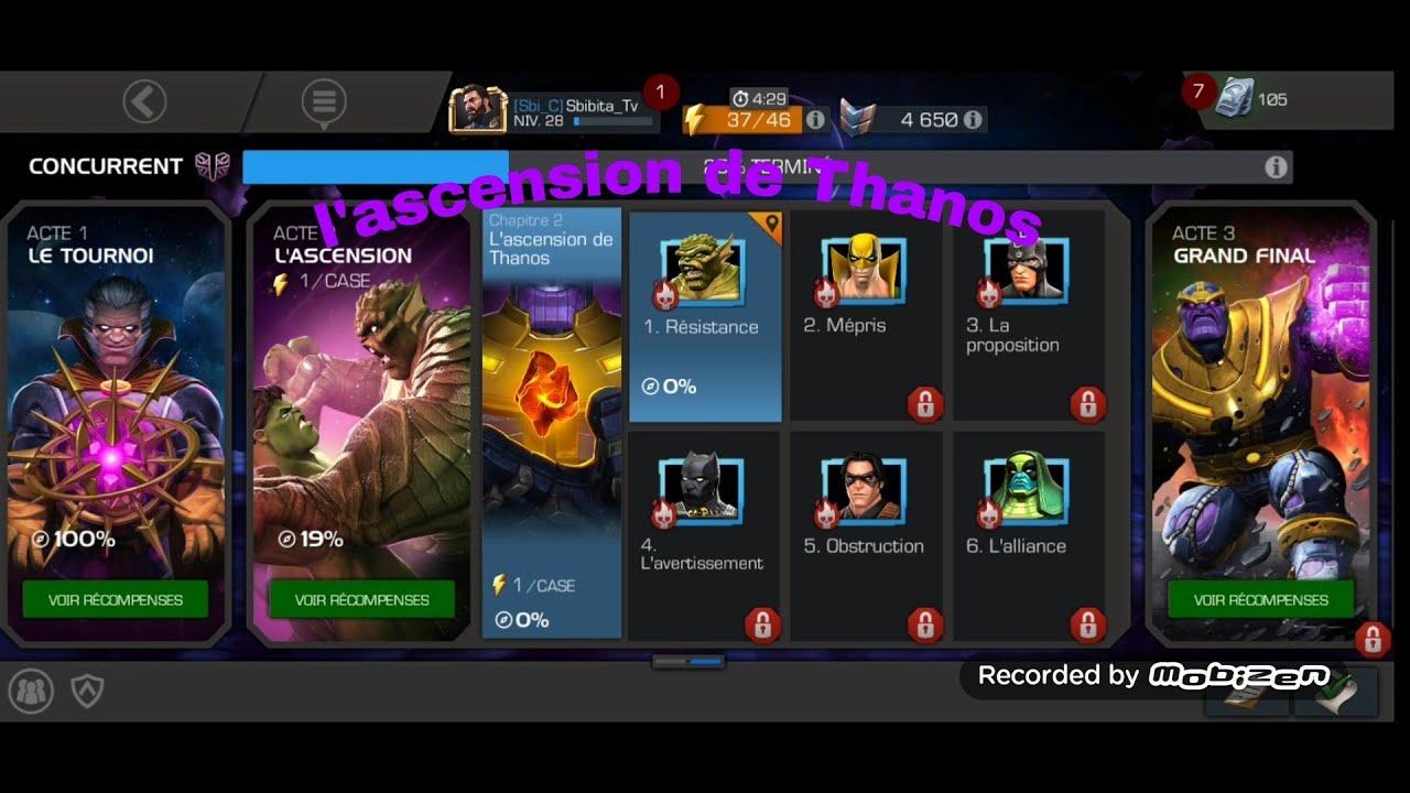 Marvel Tournoi des Champions/L'ascension de Thanos - YouTube