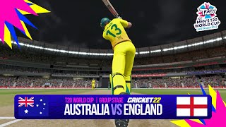 AUSTRALIA vs ENGLAND - T20 WORLD CUP - Cricket 22