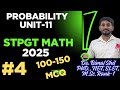 Statistics Part for STPGT Mathematics || Unit-11, Probability ||