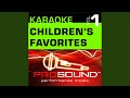 I love you you love me karaoke lead vocal demo in the style of childrens favorites