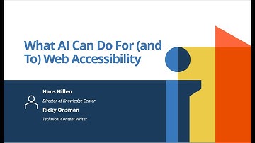 What AI Can Do For (and To) Web Accessibility