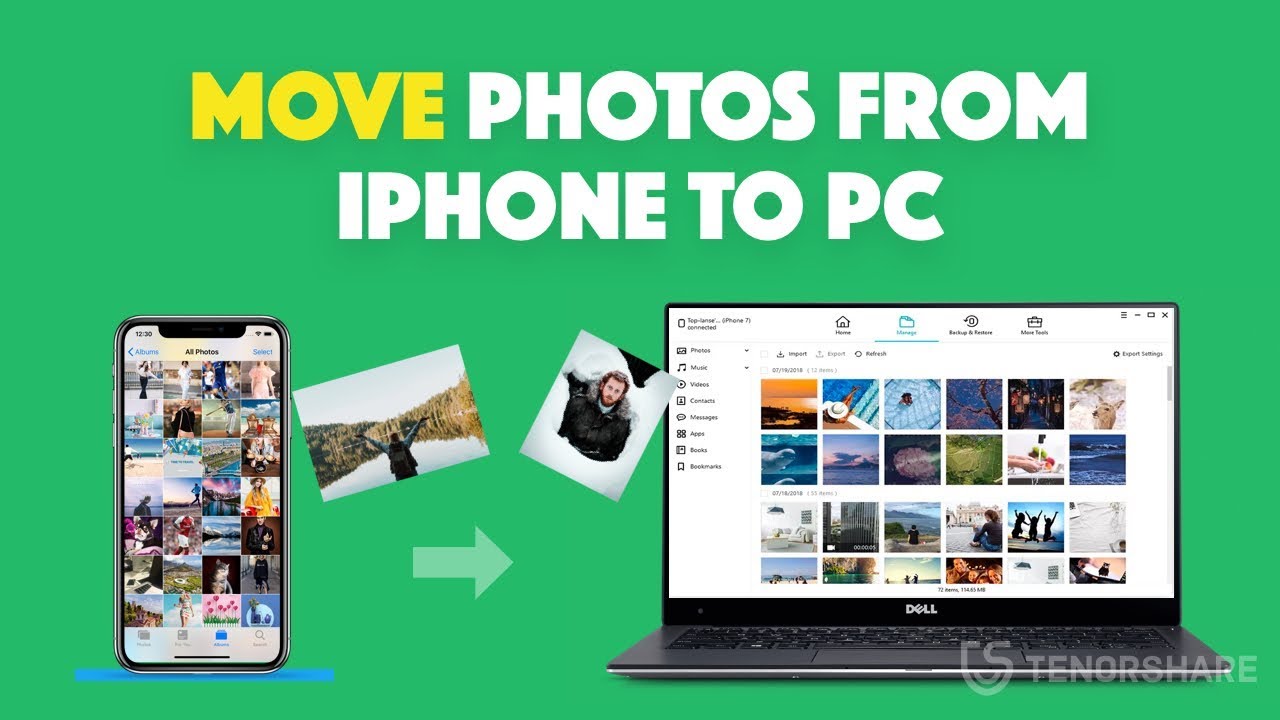 3 Simple ways to Move Photos from iPhone to PC, Not Just Cameral Roll