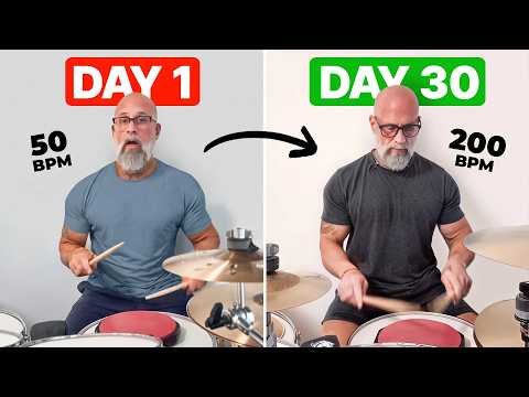 I fixed his drum technique & now he plays 4x FASTER (in 30 days)