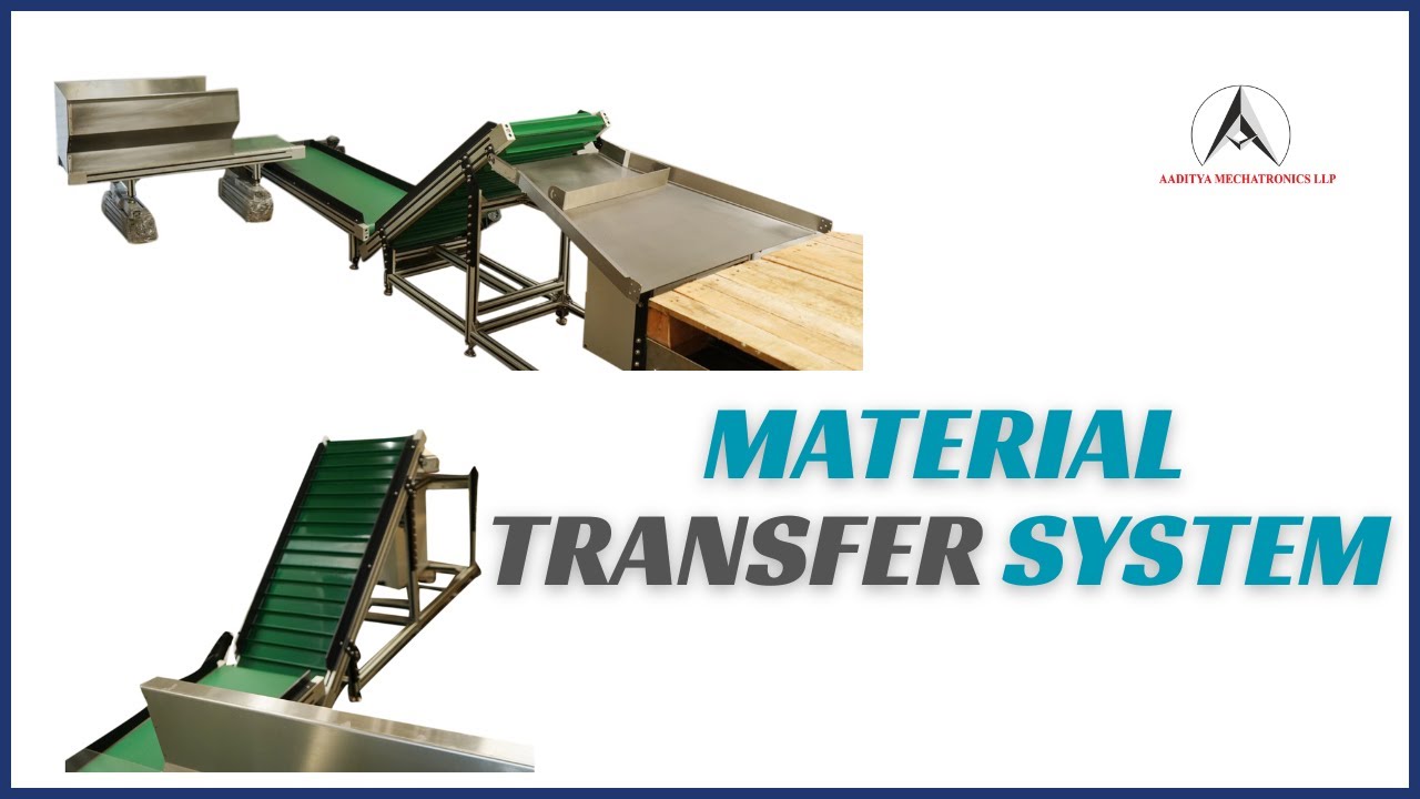 MATERIAL TRANSFER SYSTEM - 350 TONS MOLDING MACHINE - YouTube