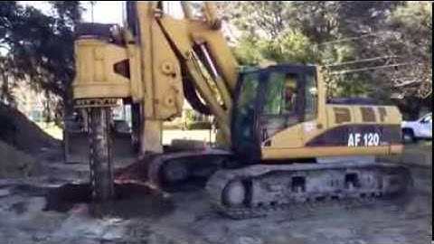 Large Diameter Auger Demonstration