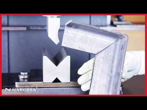 HOW TO MAKE SEVERAL PARTS WITH THE HYDRAULIC PRESS MACHINE NARGESA MX700