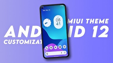 Install Android 12 Theme on Any Redmi & Poco Phones | MIUI Theme Lockscreen Customization