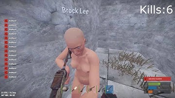 Rust: SOLO Counter raid against WombRaider and KOS