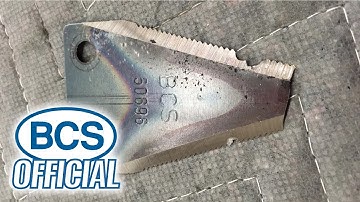 Replacing and Repairing Blades on a Sickle Bar attachment for BCS Two-Wheel Tractors