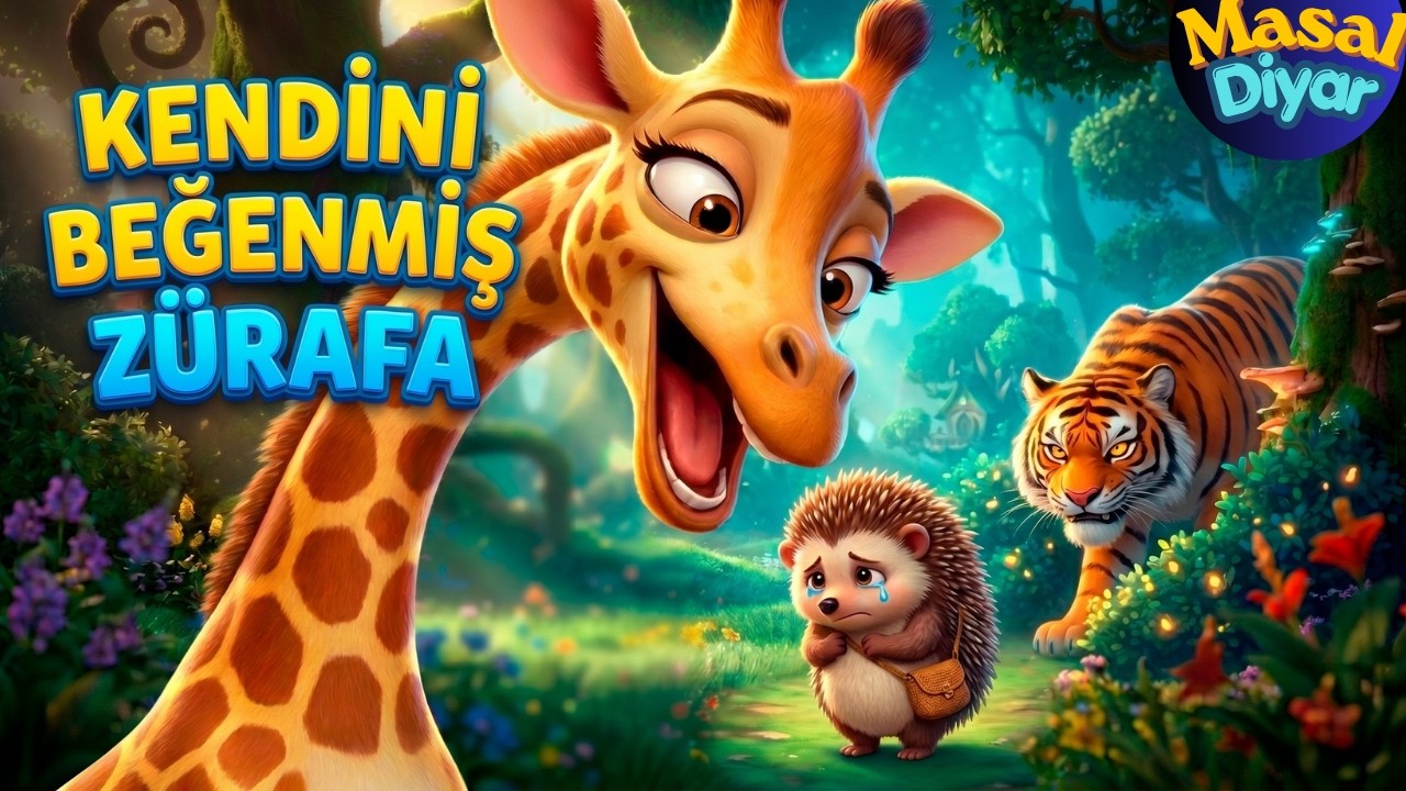 Kendini Beğenmiş Zürafa 🦒 | Eğitici Çocuk Masalı | Uyku Masalları #eğiticimasal #okulöncesi #zürafa