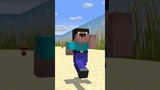 Help Herobrine Play Green Light Red Light Game-Squid Game (Imagine Dragons-Bones)#Minecraft #Shorts