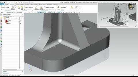 Siemens PLM NX - Topdown Assembly Modeling of Belt Roller Support