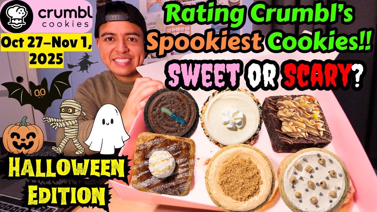 НОВЫЙ обзор печенья Crumbl: тесто для печенья, грязь, французский тост, тыквенный чизкейк, Хэллоу...
