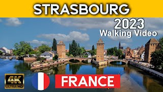 🇫🇷 Strasbourg, France Walking Tour 4K  UHD