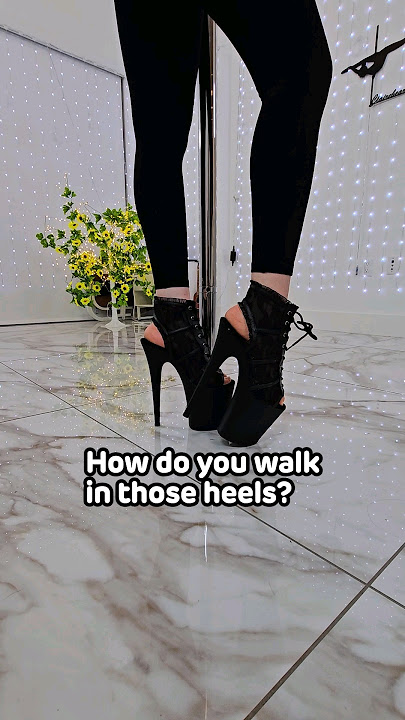 How to walk in Pole Heels👠💅🏻