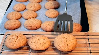 Best Biscuit Recipe, with ginger    no rollingpin method