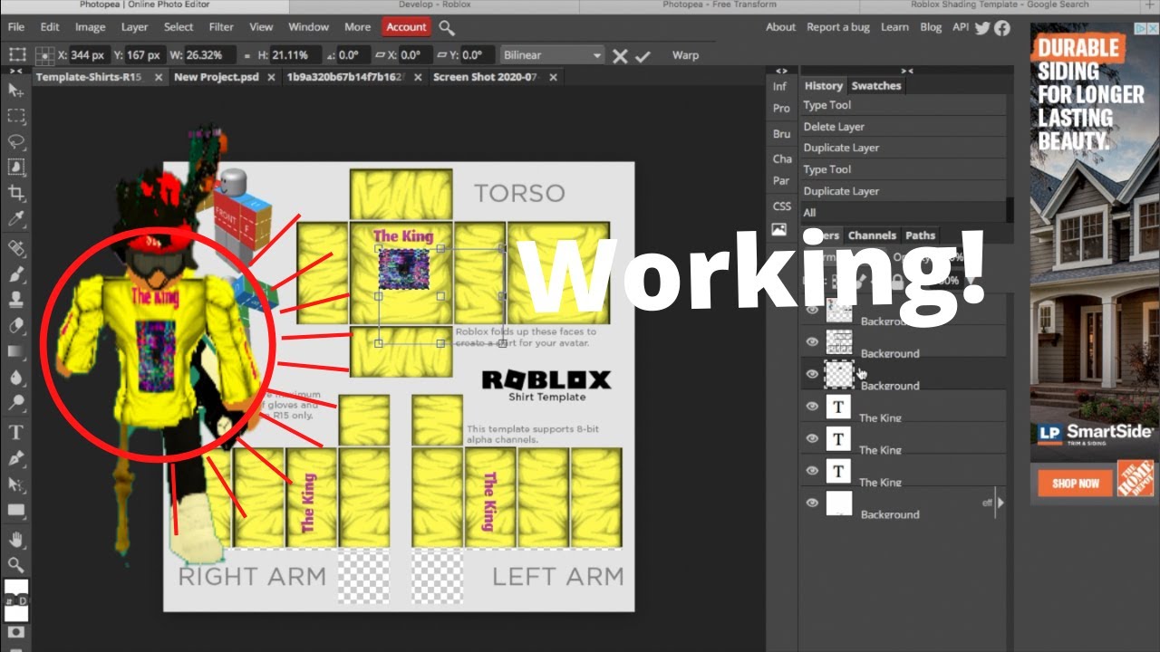 How To Make A Shirt On Roblox Mac 2020 Working Youtube - roblox shirt api