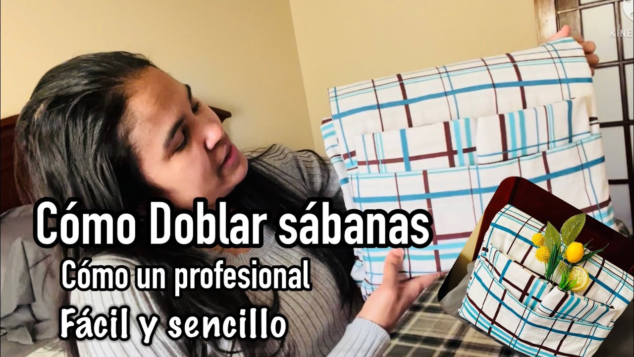 CÓMO DOBLAR SÁBANAS COMO UN PROFESIONAL FÁCIL  EN UN SOLO PAQUETE METODO ORGANIZACIÓN DEL HOGAR